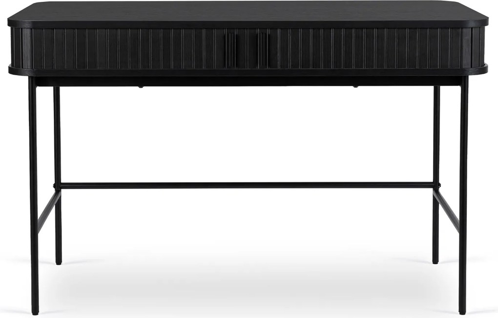 PROXIMA.store - Písací stôl TRISH FARBA: čierna