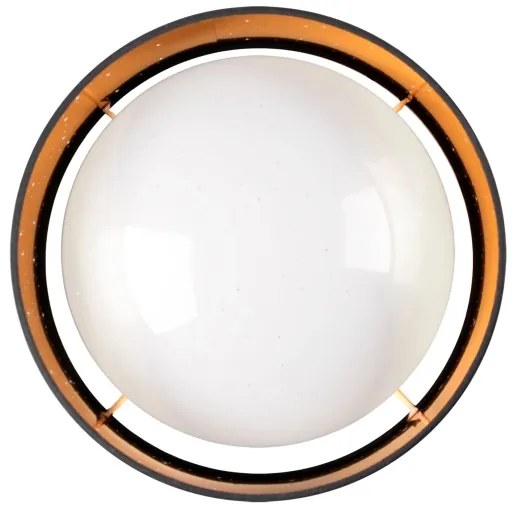 LED Stropné svietidlo TULUZA LED/24W/230V pr. 40 cm čierna