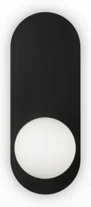 Maytoni MOD419WL-01B - Nástenné svietidlo BAO 1xG9/28W/230V čierna