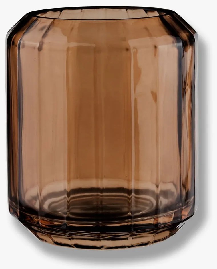 Hnedý sklenený téglik na zubné kefky Vision – Mette Ditmer Denmark