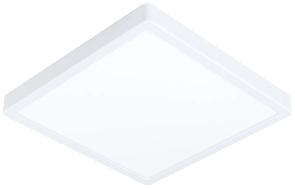 EGLO LED stropné svietidlo FUEVA 5, 20W, denné biele svetlo, 28,5x28,5cm, štvorcové, biele