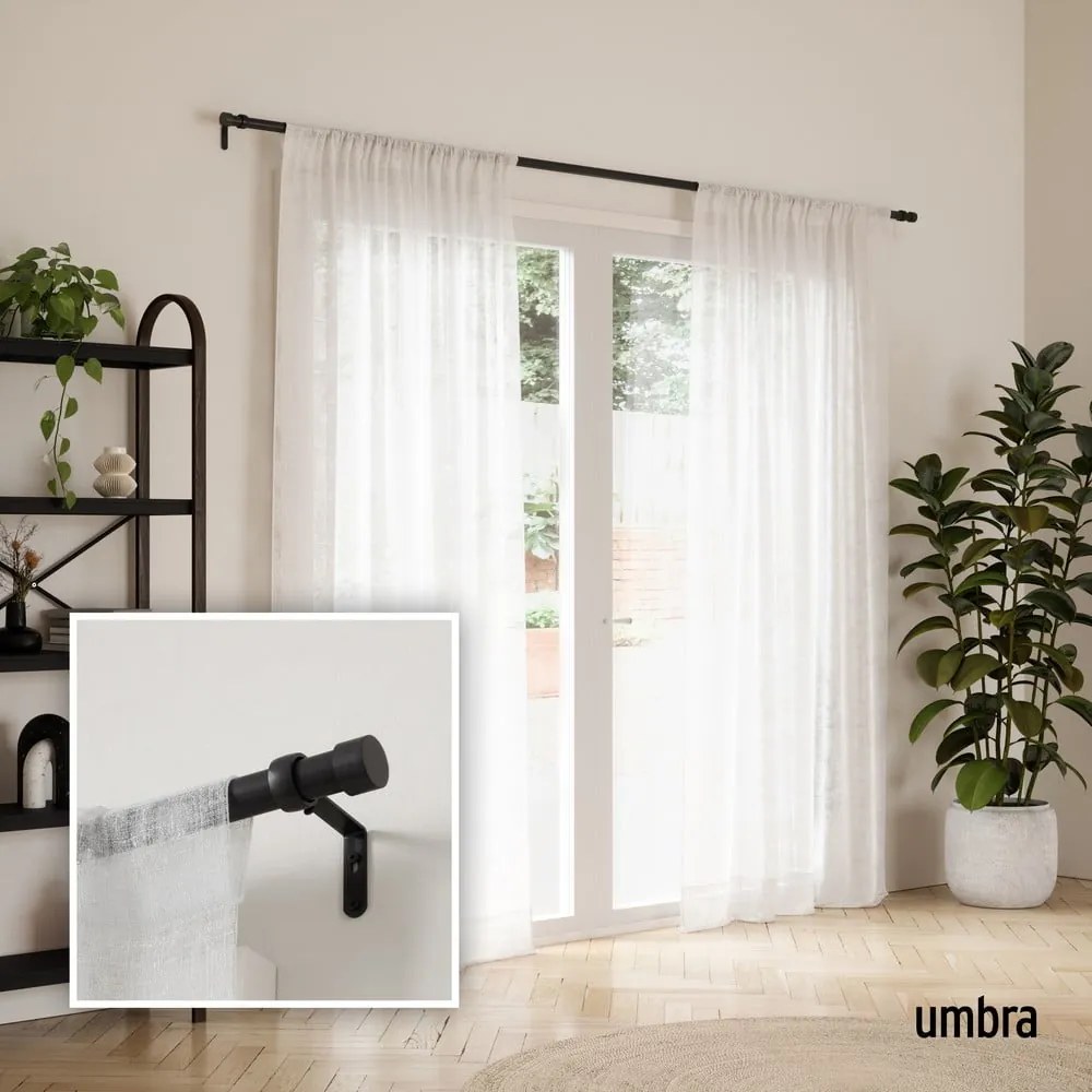 Oceľová roztiahnuteľná garniža 168 - 305 cm Cappa – Umbra