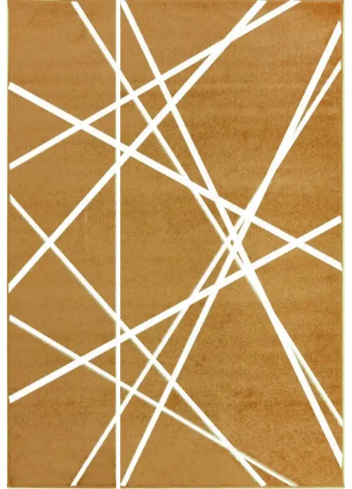 Kusový koberec Rivera horčicovo tmavo žltý 250x350cm | BIANO