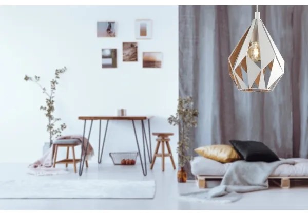 Eglo 43001 - Luster na lanku CARLTON 1xE27/60W/230V