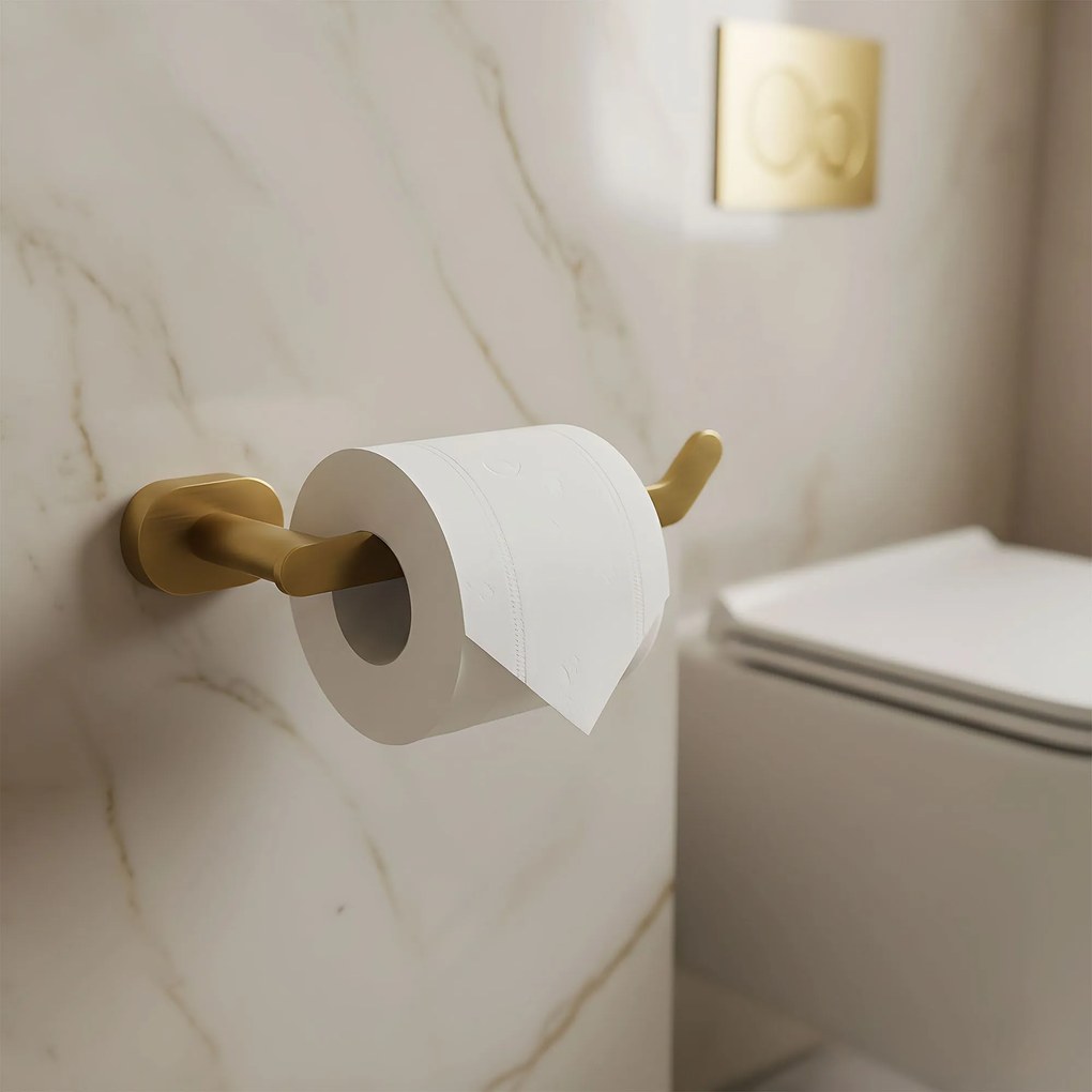 Držiak na toaletný papier REA Til 109 zlatá kartáčovaná