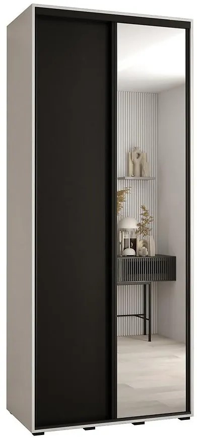 Skriňa 45 Canaris 3 130 biela/čierna/čierna