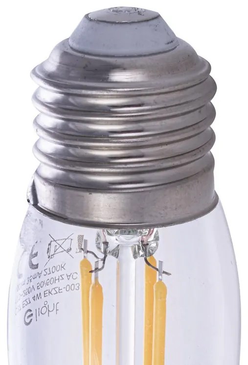 Dekoračná LED žiarovka E27 teplá 2700k 4w 470 lm