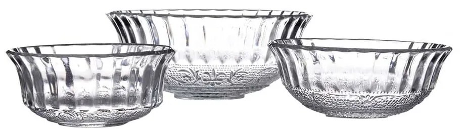 Sklenené misky v súprave 3 ks Romance – Casa Selección