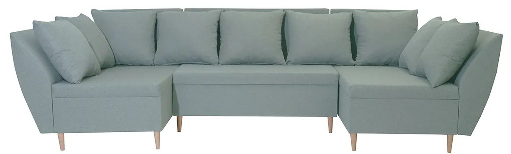 Rohová sedacia súprava s funkciou spania ALEX-U Rozkládací pohovka s funkcí spaní ALI-U Mint