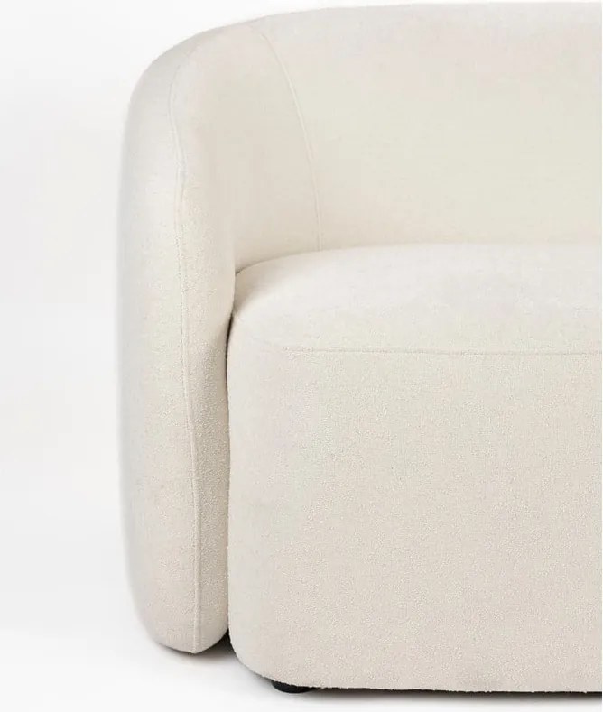 Krémová pohovka 181 cm Ľan – White Label