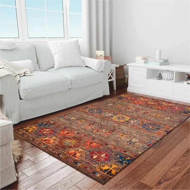 Spoltex, Kusový koberec Pisa 9212 multi, 80x150, viacfarebná, obývacia izba