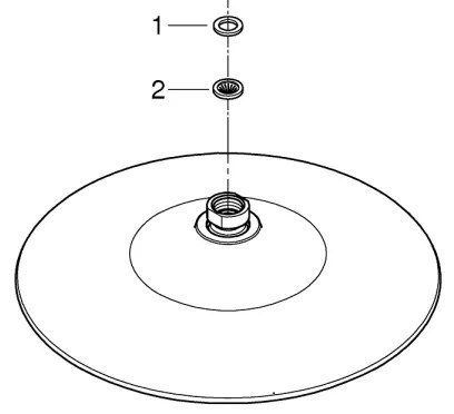 GROHE 26455000 - Hlavová sprcha EUPHORIA 260 260 mm lesklý chróm