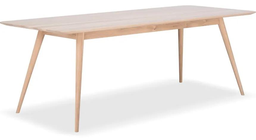 Jedálenský stôl z masívneho dubového dreva Gazzda Stafa, 220 × 90 cm