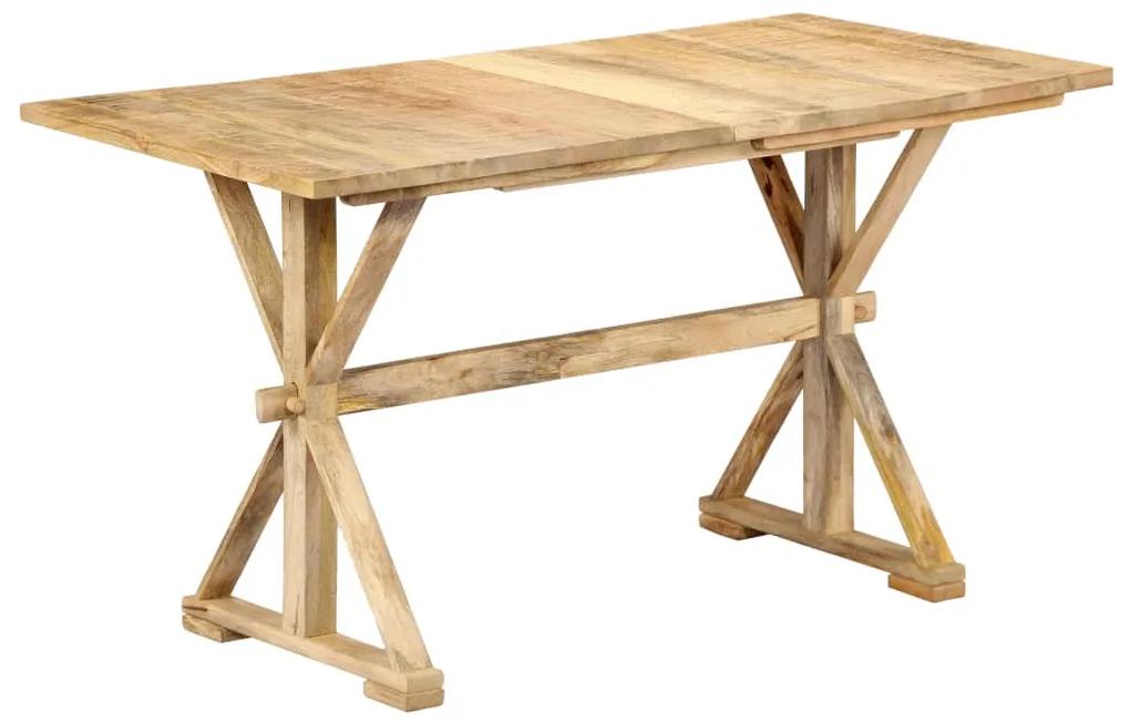 vidaXL Jedálenský stôl 118x58x76 cm masívne mangovníkové drevo