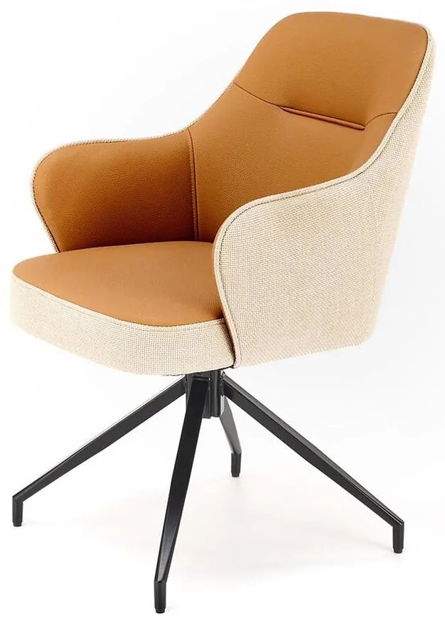 Stolička K527 béžová/hnedá