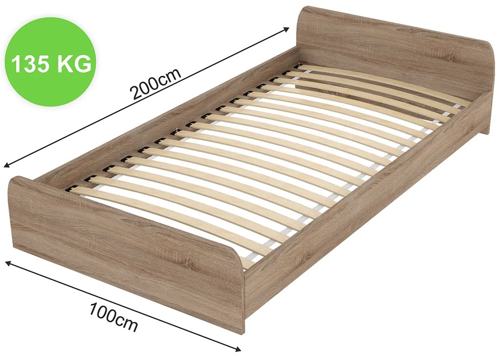 ATMOWOOD Drevený lamelový rošt 100 x 200 cm