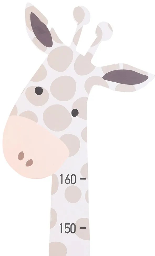 Detská drevená dekorácia na stenu Baby Giraffe 35x138 cm