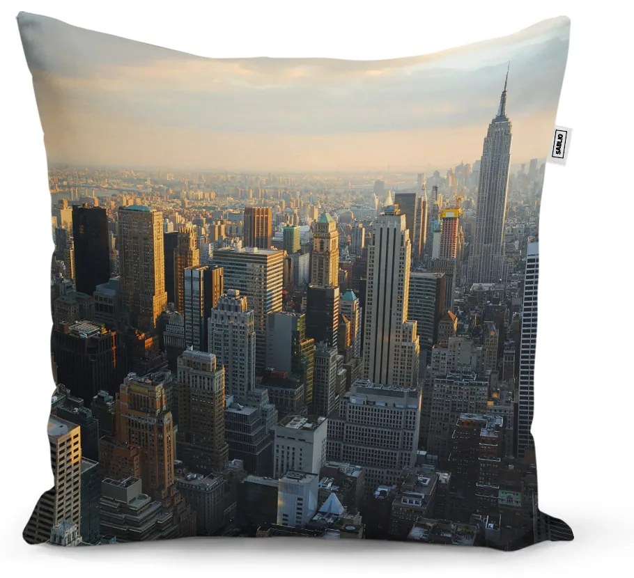 Sablio Vankúš New York Skyline - 40x40 cm