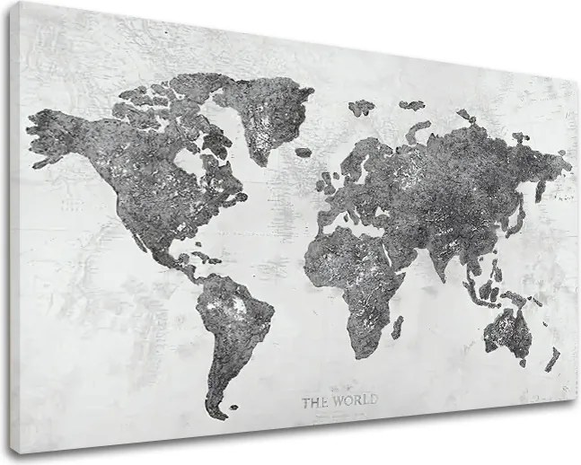 Obraz na plátne MAPA SVETA