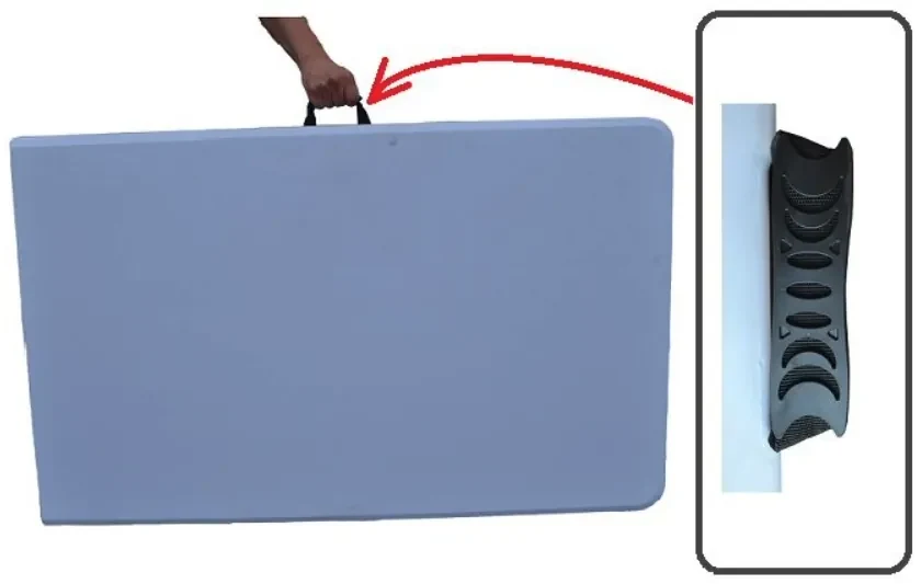 Cateringový stôl do záhrady rozkladací Šírka: 70 cm | Dĺžka: 153 cm