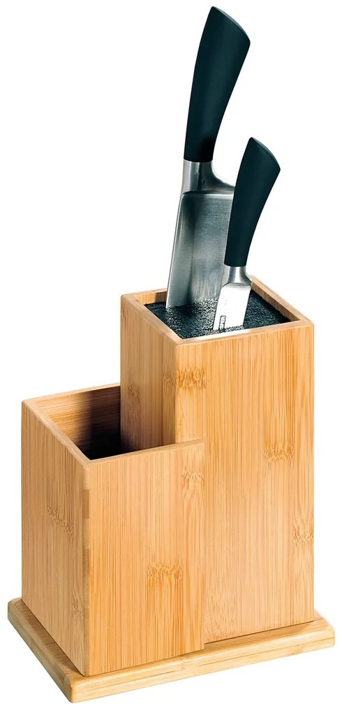 Kesper 58025 Blok na nože so zásobníkom, 24 x 18,5 x 12,7 cm