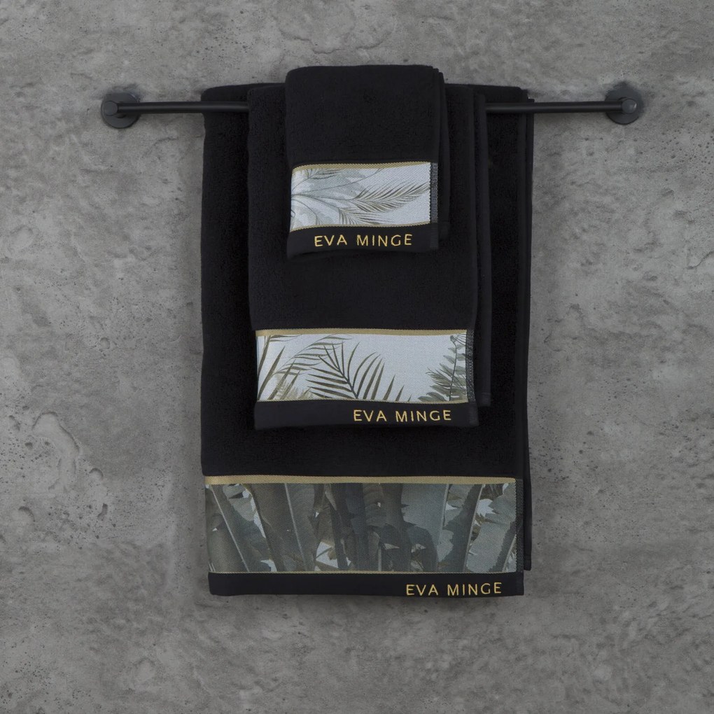 FROTÉ UTERÁK EVA MINGE17 50X90 CM ČIERNA