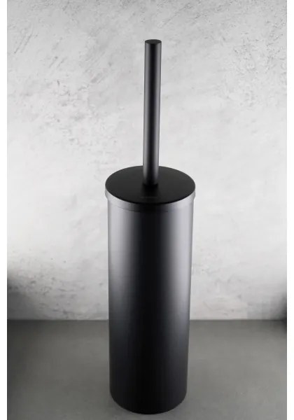 Deante ADR_N712 - Stojanová WC kefa ROUND čierna