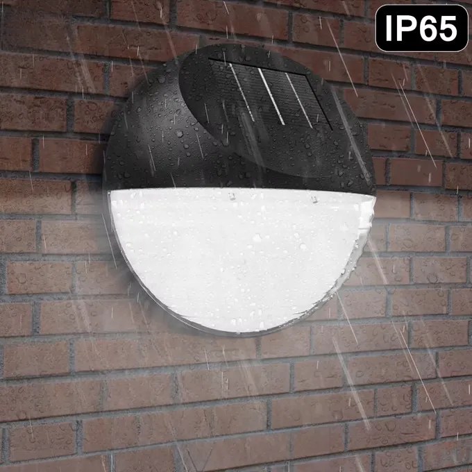 InternetovaZahrada Sada 6 LED solárnych nástenných lámp