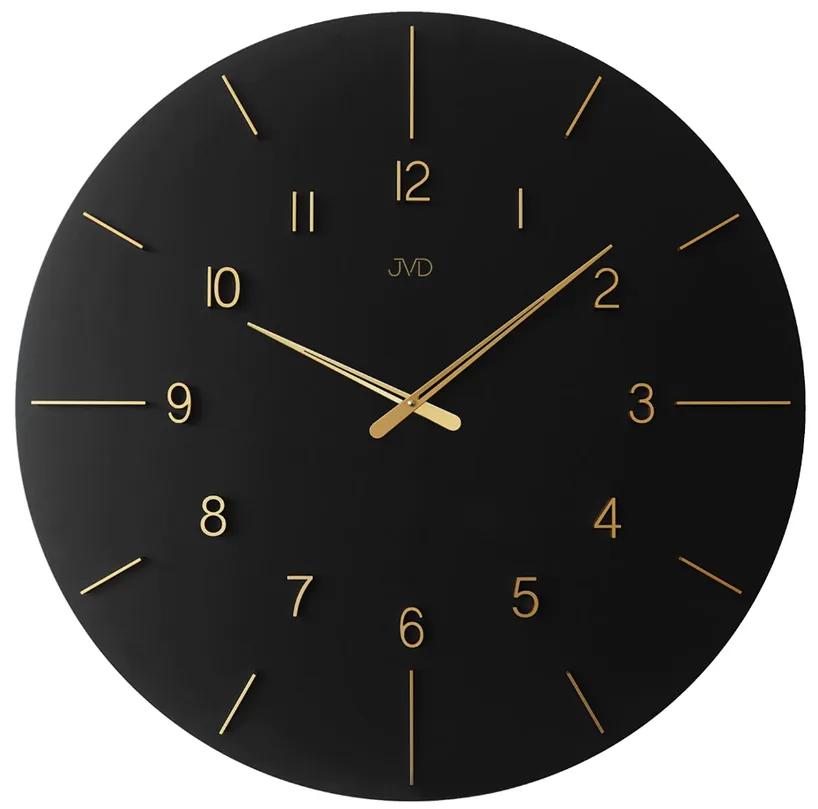 Dizajnové nástenné hodiny JVD HC701.2 čierna