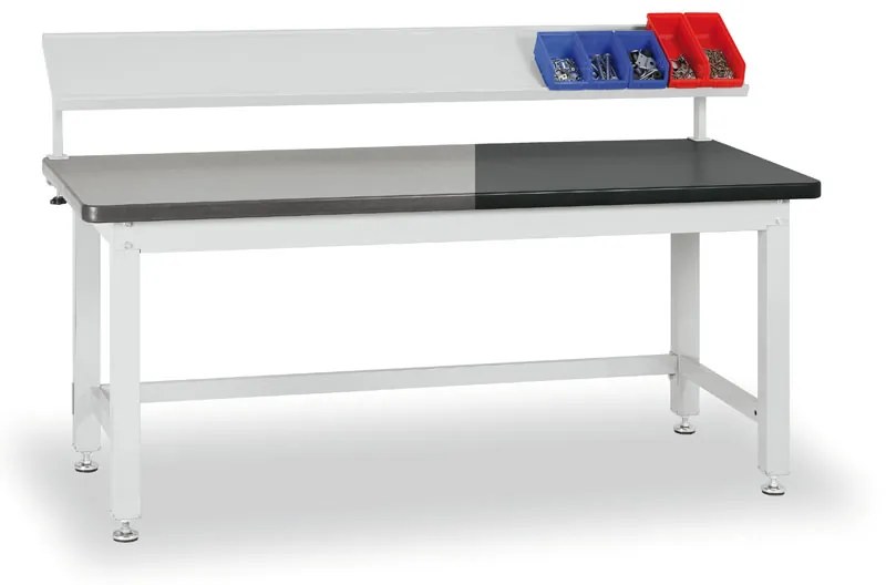 Prídavná kovová polica na náradie pre stoly BL, nosnosť 20 kg, 1500 x 270 x 300 mm
