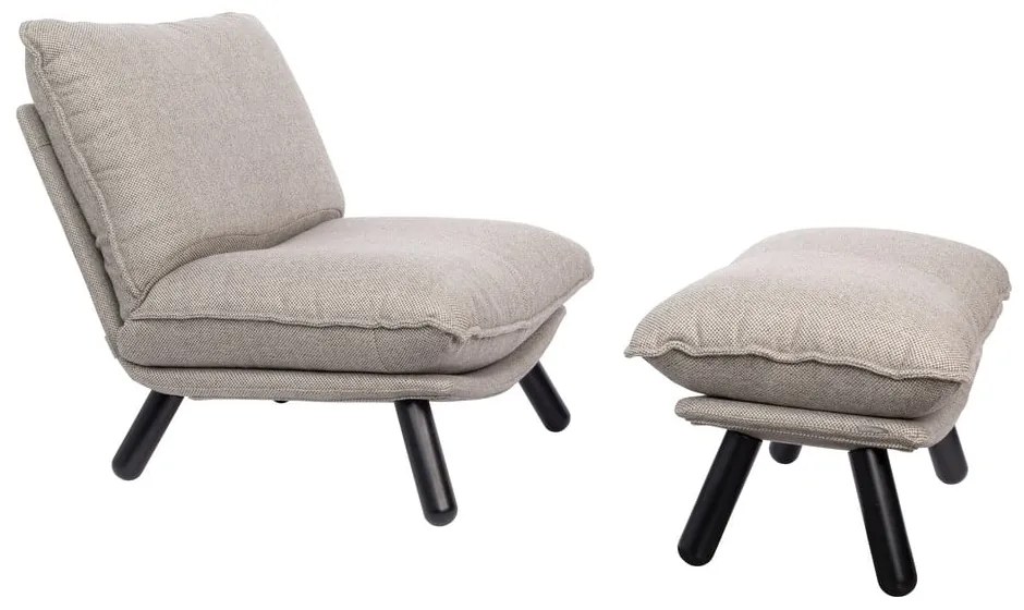 Sivé kreslo Zuiver Lazy Sack
