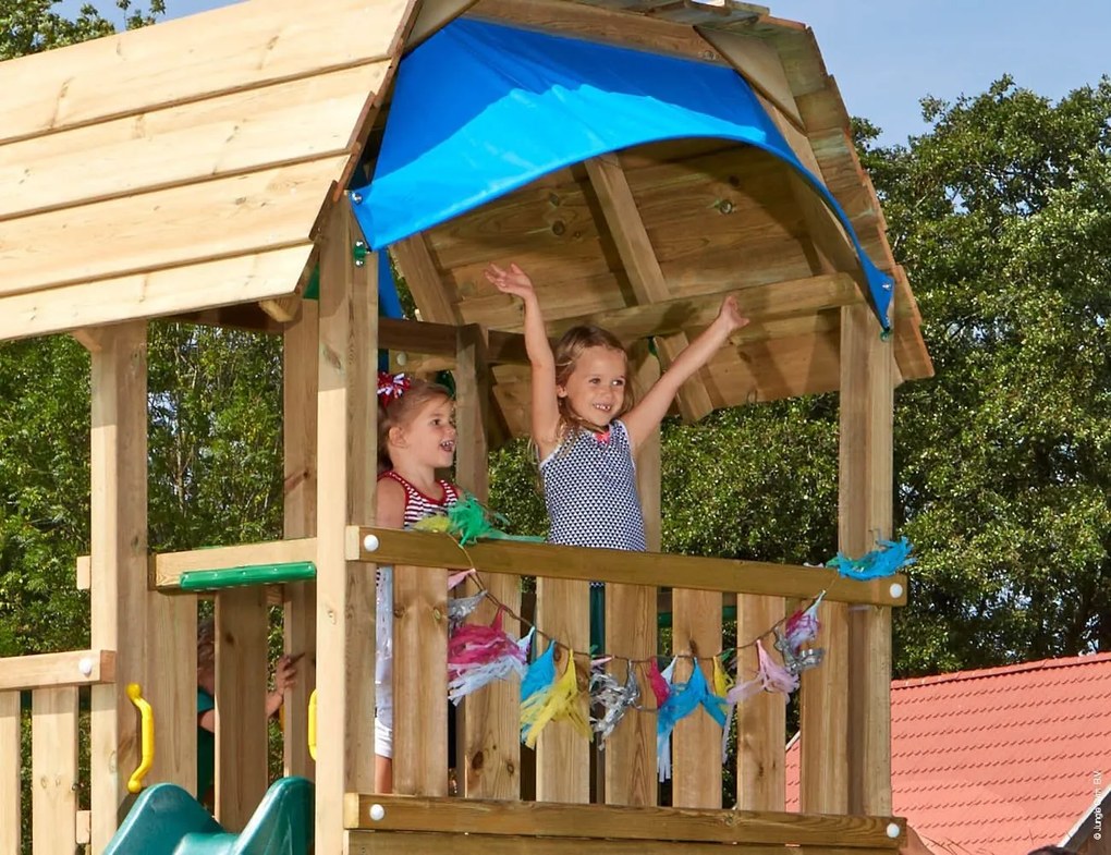 Detské ihrisko Jungle Gym Barn so šmýkalkou