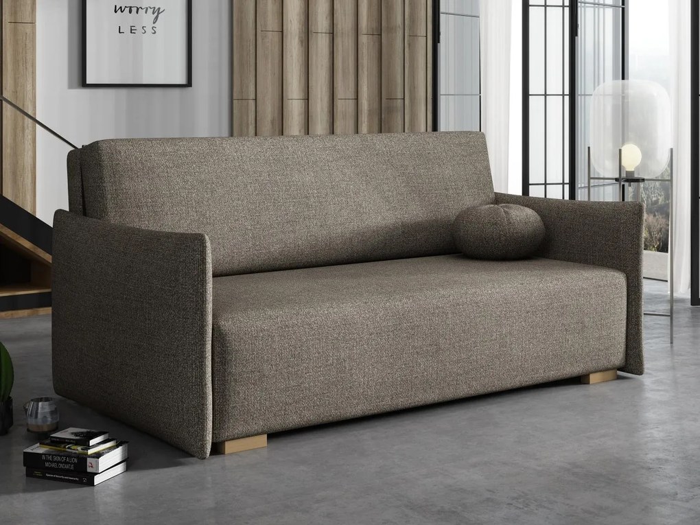 Rozkladacia pohovka Carivia Glov IV (hnedá) (s úl. priestorom). Vlastná spoľahlivá doprava až k Vám domov. 1105474