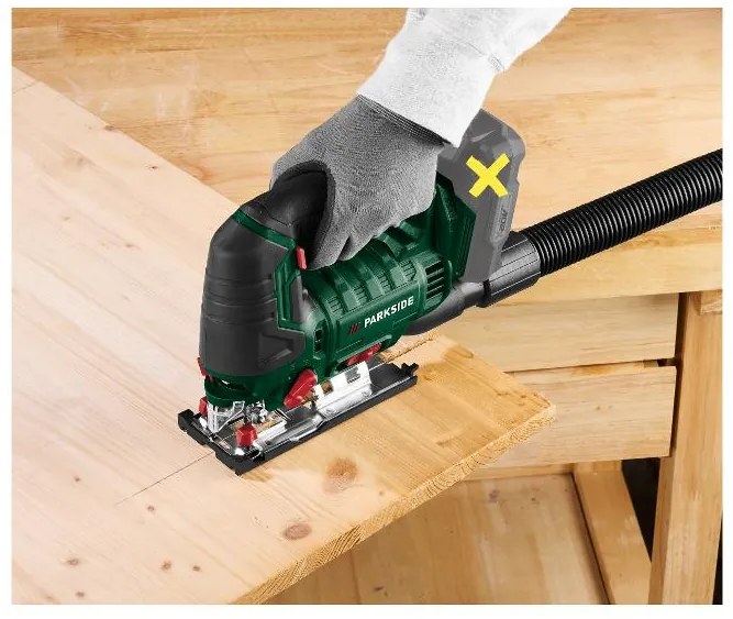 Parkside® Aku priamočiara píla Pstda 20-Li C3 – bez akumulátora (100385085)