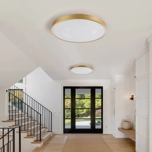 Brilagi - stmievateľné LED svietidlo GLASS POOL DOUBLE LED/80W/230V 60 cm zlaté + DO