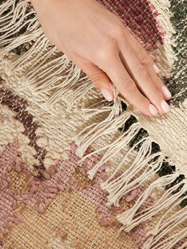ELLE Decoration, Behúň Violette 106259 Cream/Multi z kolekcie Elle, 80x200, viacfarebná, kuchyňa