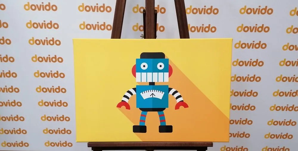 Obraz veselý robot
