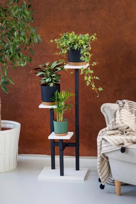 Stojan na kvety PEAK biely