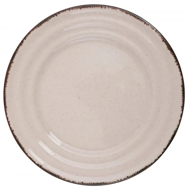 Porcelánová sada 24 kusů talířů Cinnamon I. béžová