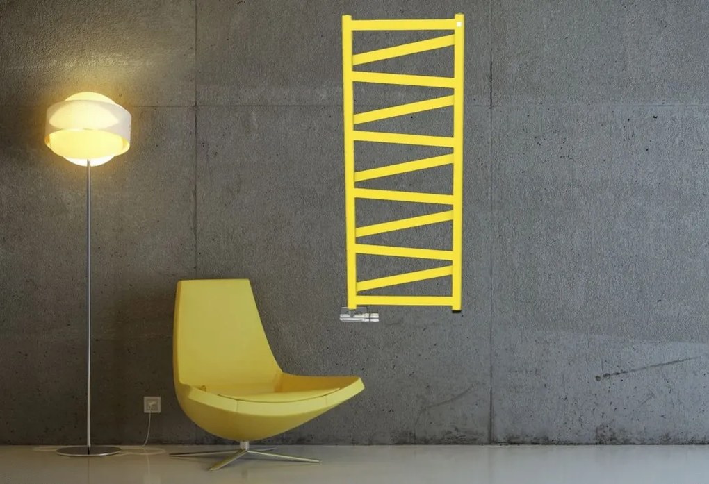 Terma Vipera 990x500 vodný/elektrický radiátor White Matt ZS