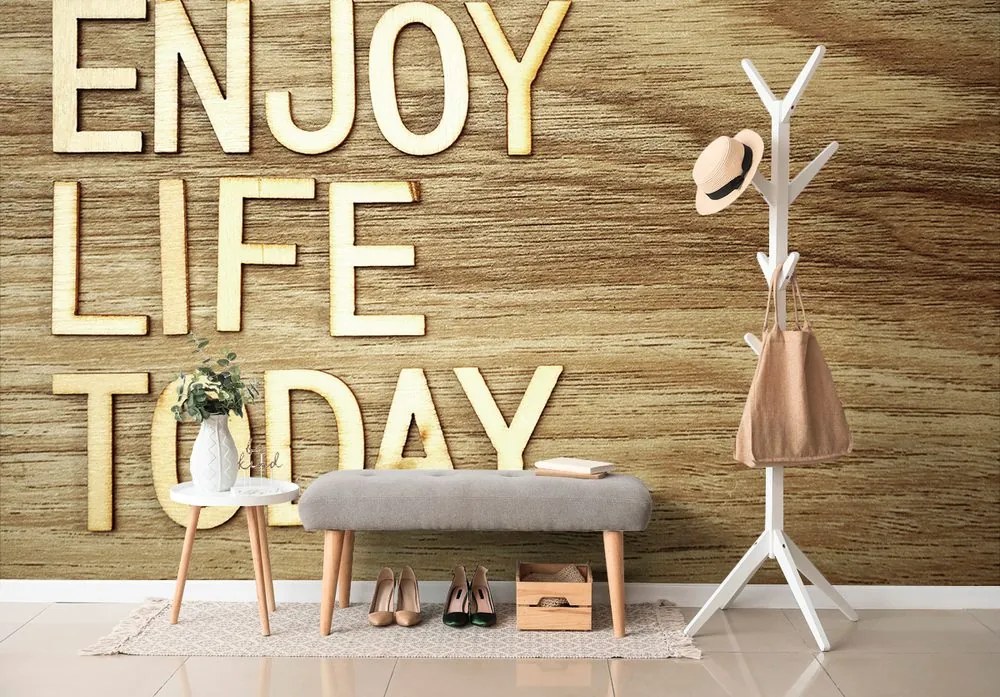 Tapeta s citátom - Enjoy life today