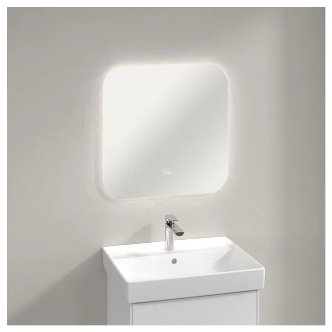 Villeroy & Boch More to See Lite - Zrkadlo 600x600 mm s osvetlením, A4626000