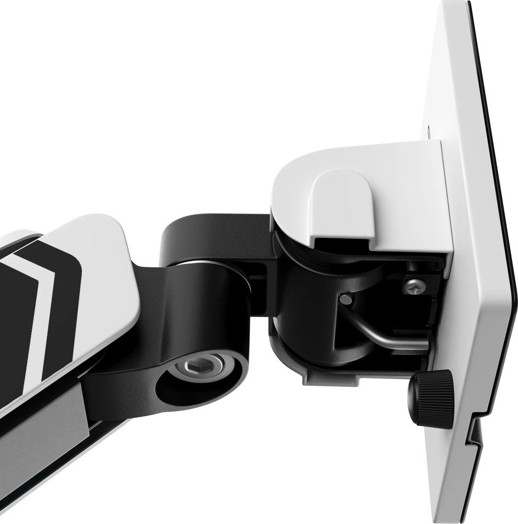 Dvojité rameno na monitory 35 palcov, bielo-čierne X-Arm Dual RGB