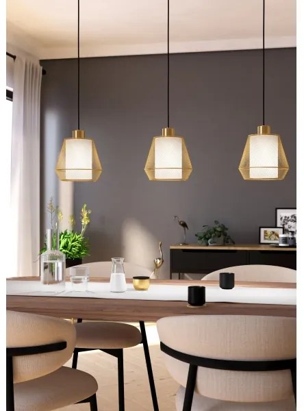 Eglo 900897 - Luster na lanku CIUDADELA 3xE27/40W/230V