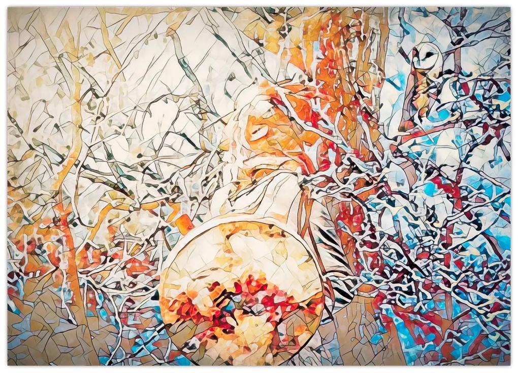 Obraz - Mozaiková abstrakcia (70x50 cm)