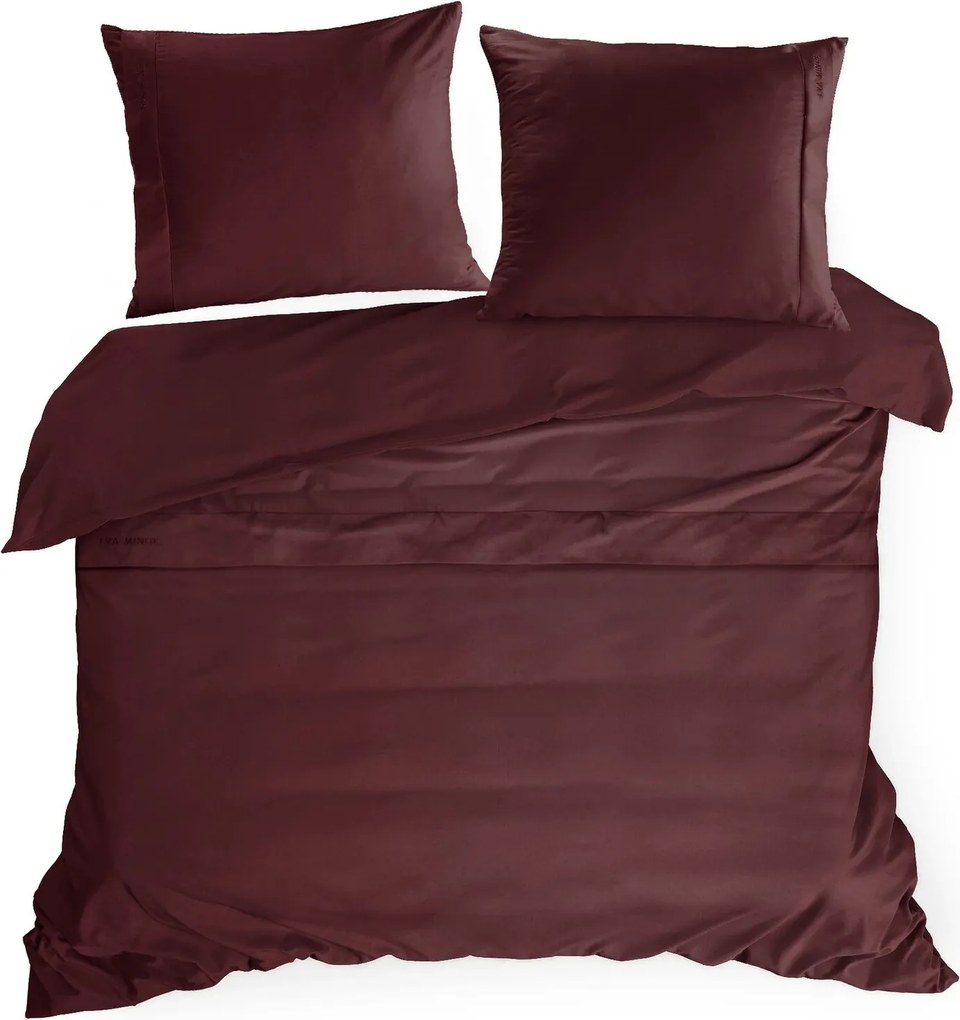 MAKOSATÉNOVÉ OBLIEČKY EVA MINGE ELEGANT1H 160X200 CM, 2 KS 70X80 CM BORDOVÉ