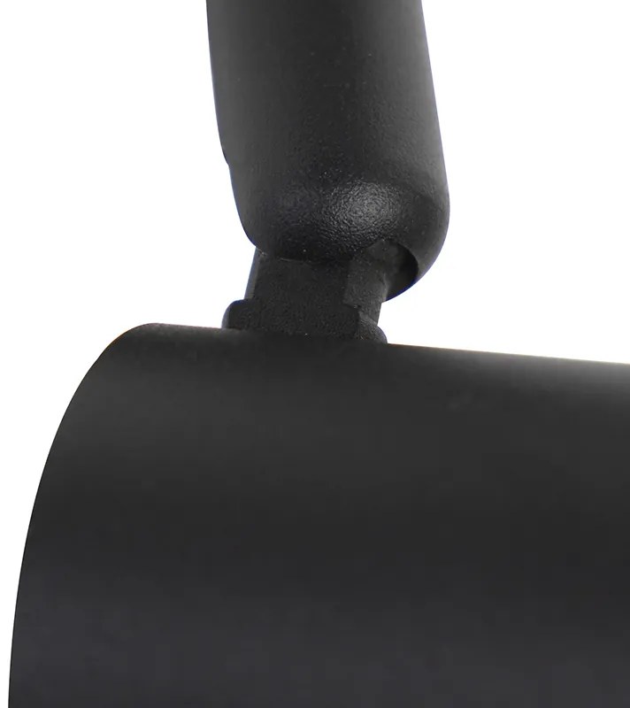 Moderný koľajnicový systém s 5 reflektormi 1-fázový čierny - Jeany