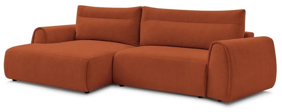 Oranžová rohová pohovka Aden – Bobochic Paris