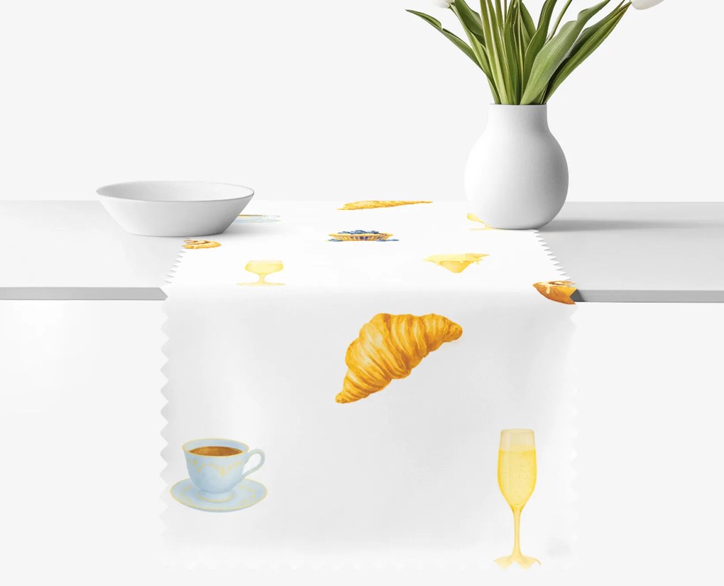 Goldea behúň na stôl teflónový - chuť paríža 50x180 cm