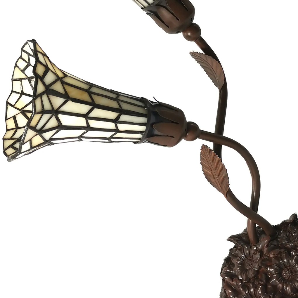 Vitrážová dekoratívna lampa 34*58